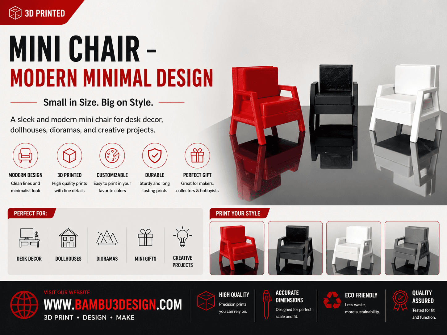 Mini Chair – Modern Minimal Design