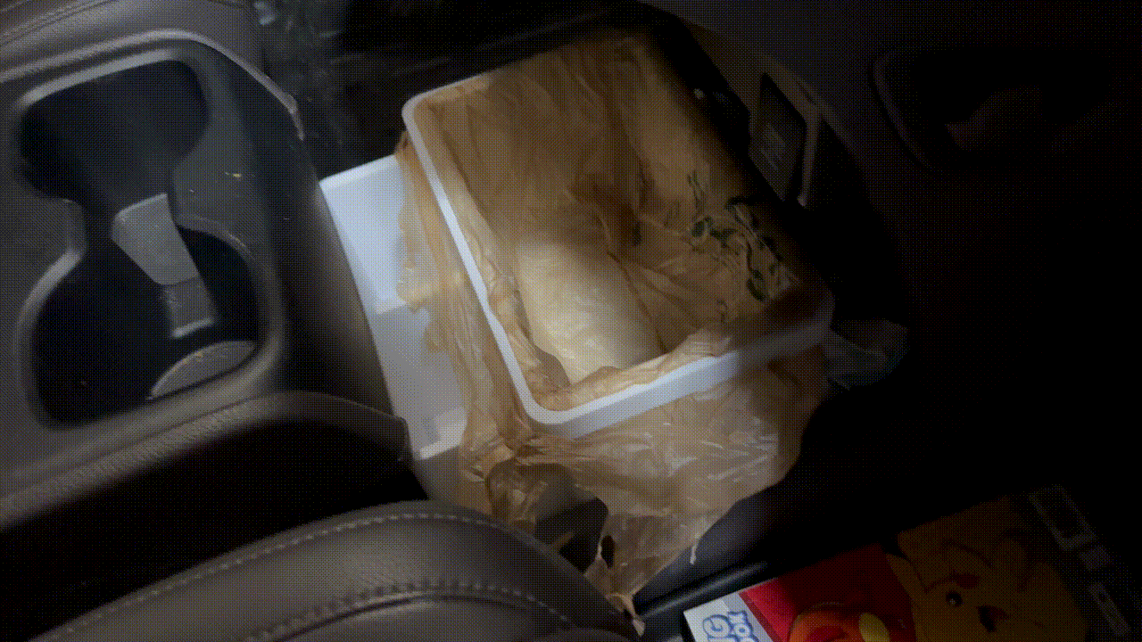 Honda Odyssey - Center Console Trash Bin + Storage