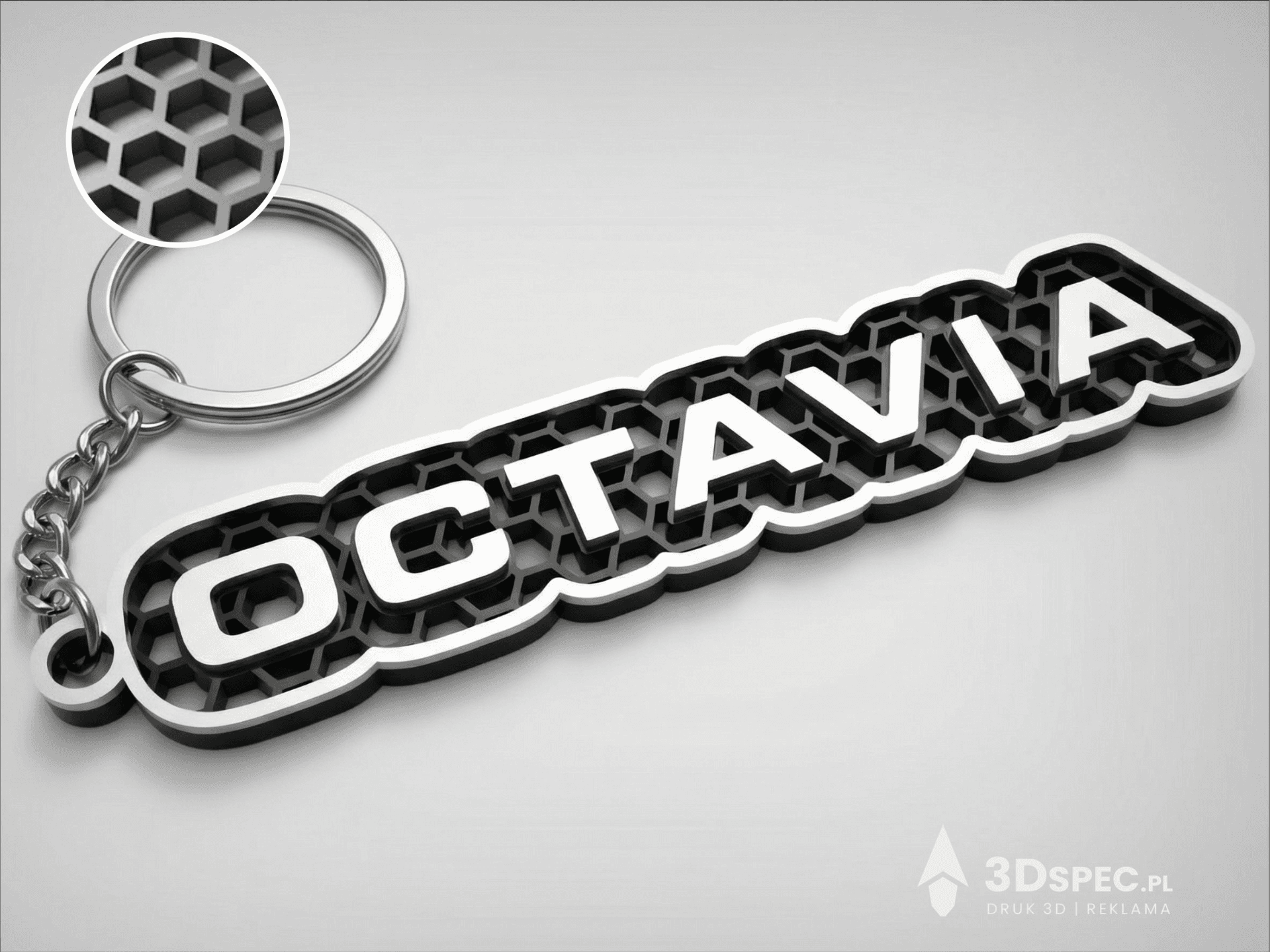 Skoda Octavia | Honeycomb keychain