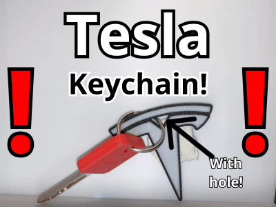 Tesla Keychain !Only 2 grams!