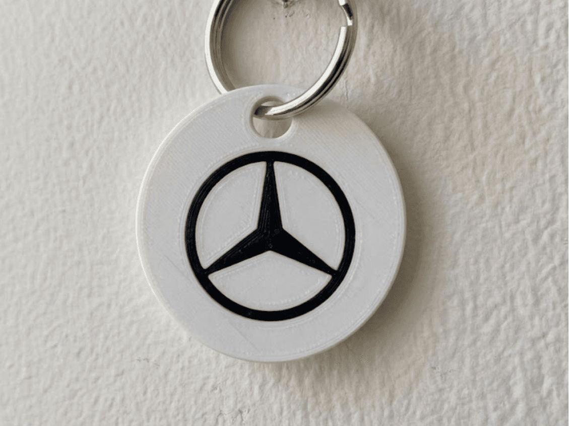 Mercedes F1 Keychain | Dual Color 3D Print