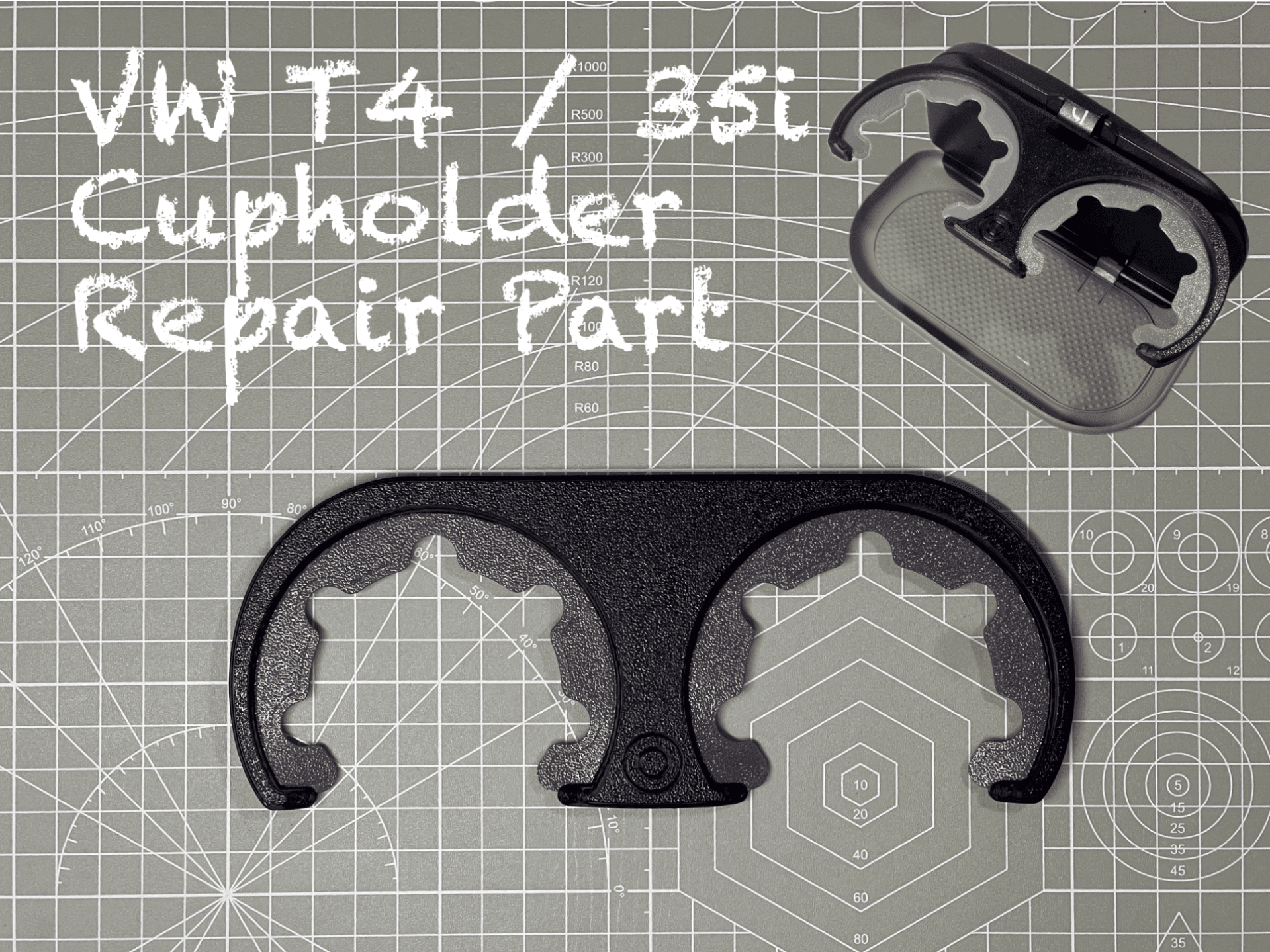 Seat Cup Holder Repair Part – VW T4 / Passat 35i