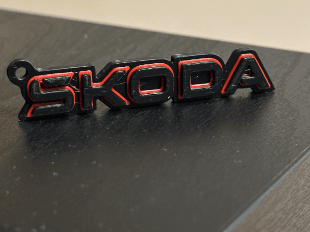 Skoda keychain 