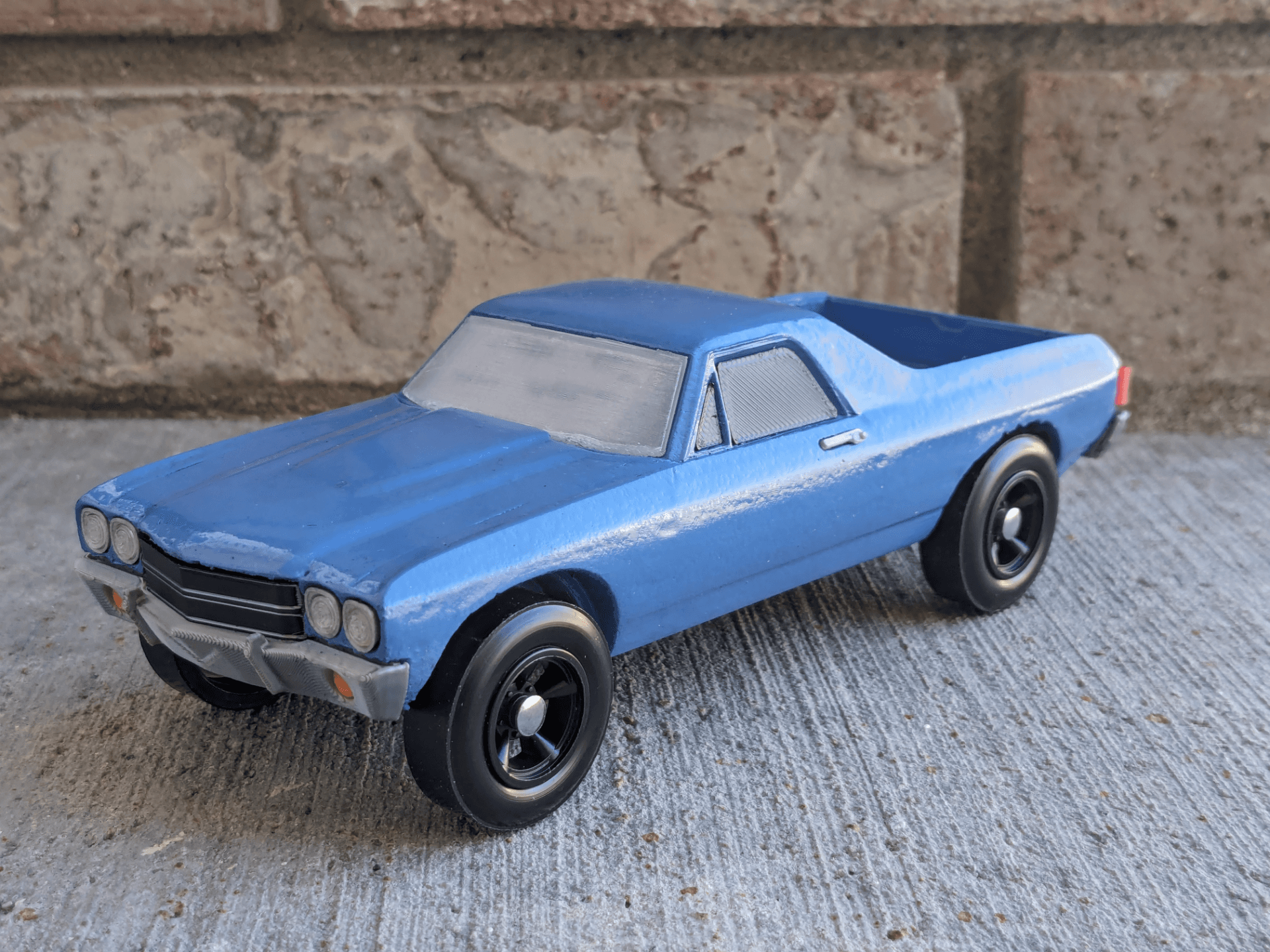 1970 Chevrolet El Camino (Pinewood Derby Car Shell)