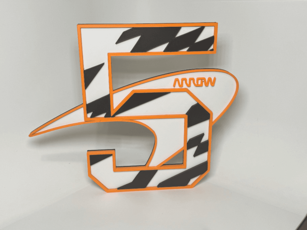Pato Oward 2026 Indy 500 inspired sign McLaren