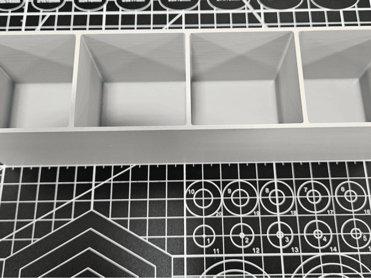Simple Bin For Compartmented Organizer Box (Rear)