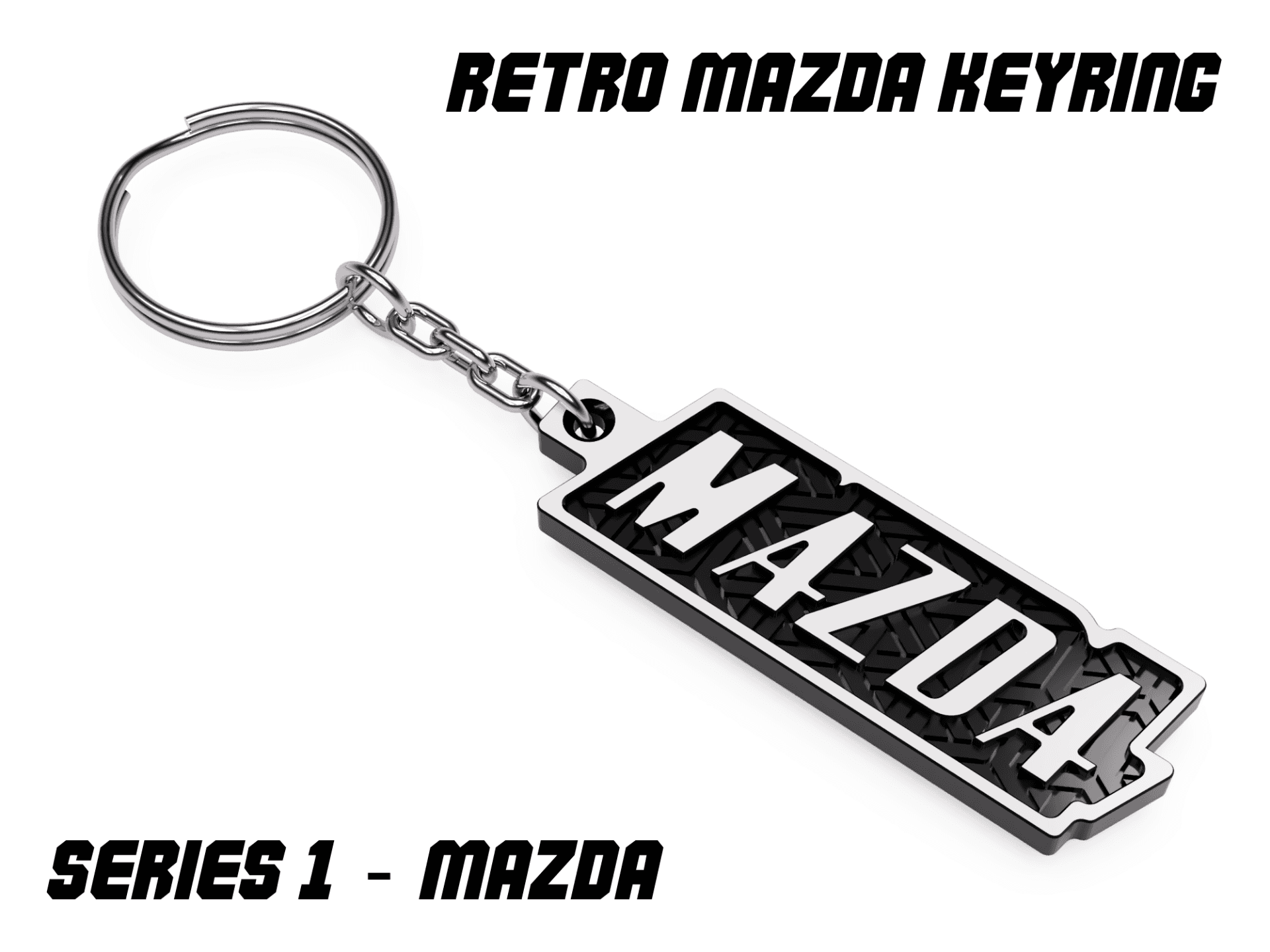 Retro Mazda Keyring