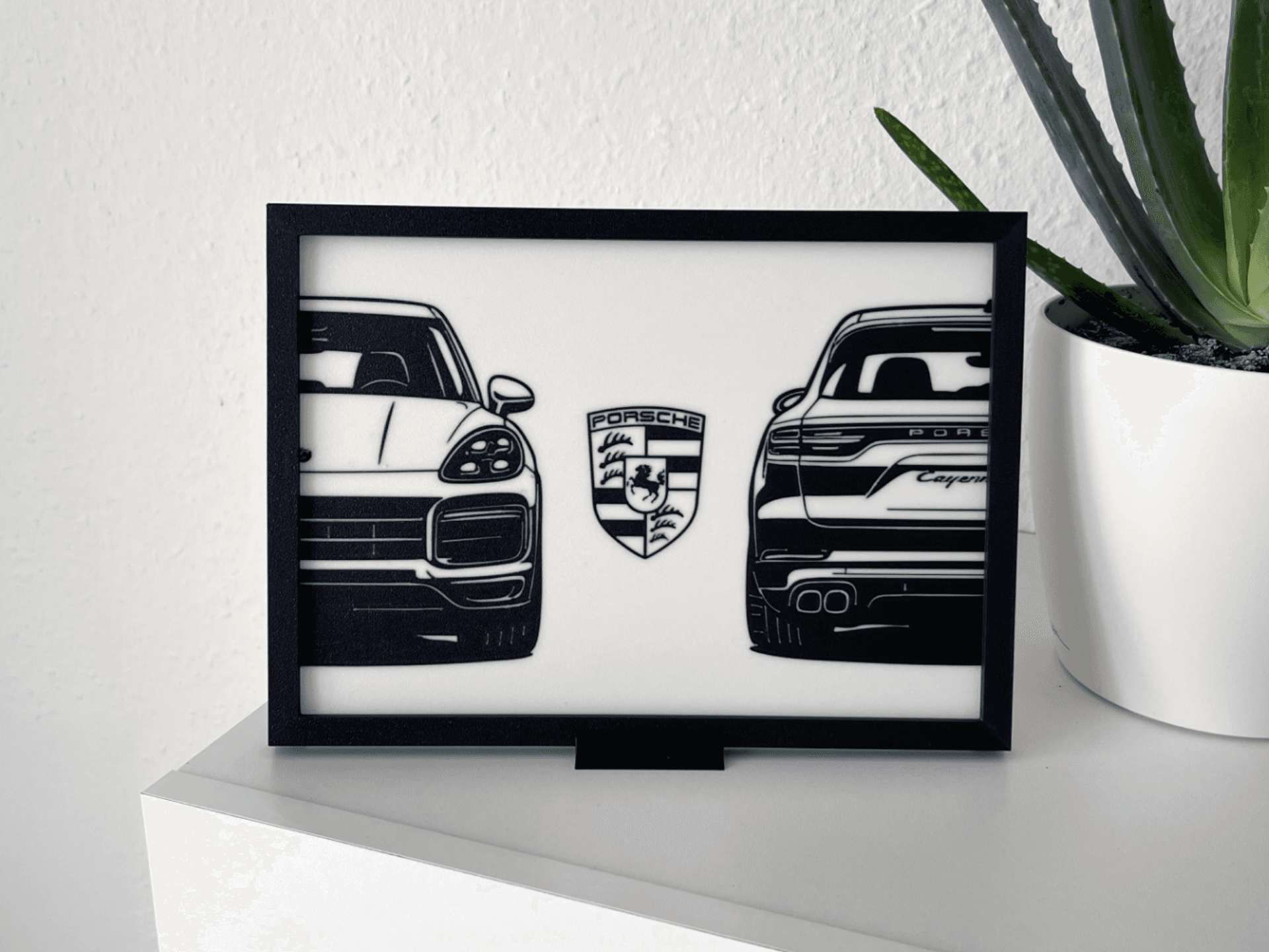 Porsche Cayenne Bilderrahmen