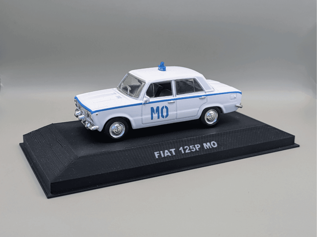 Model Car Stand CUSTOMIZABLE TEXT - 2 Versions!