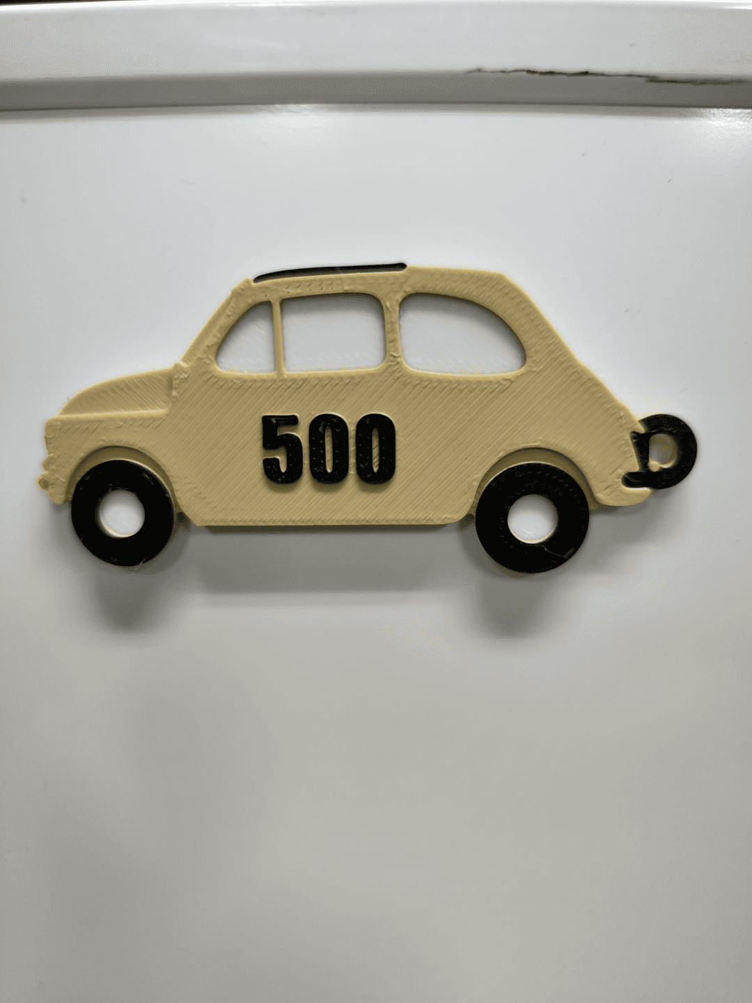 FIAT 500 KEY RING ITALY COLORS