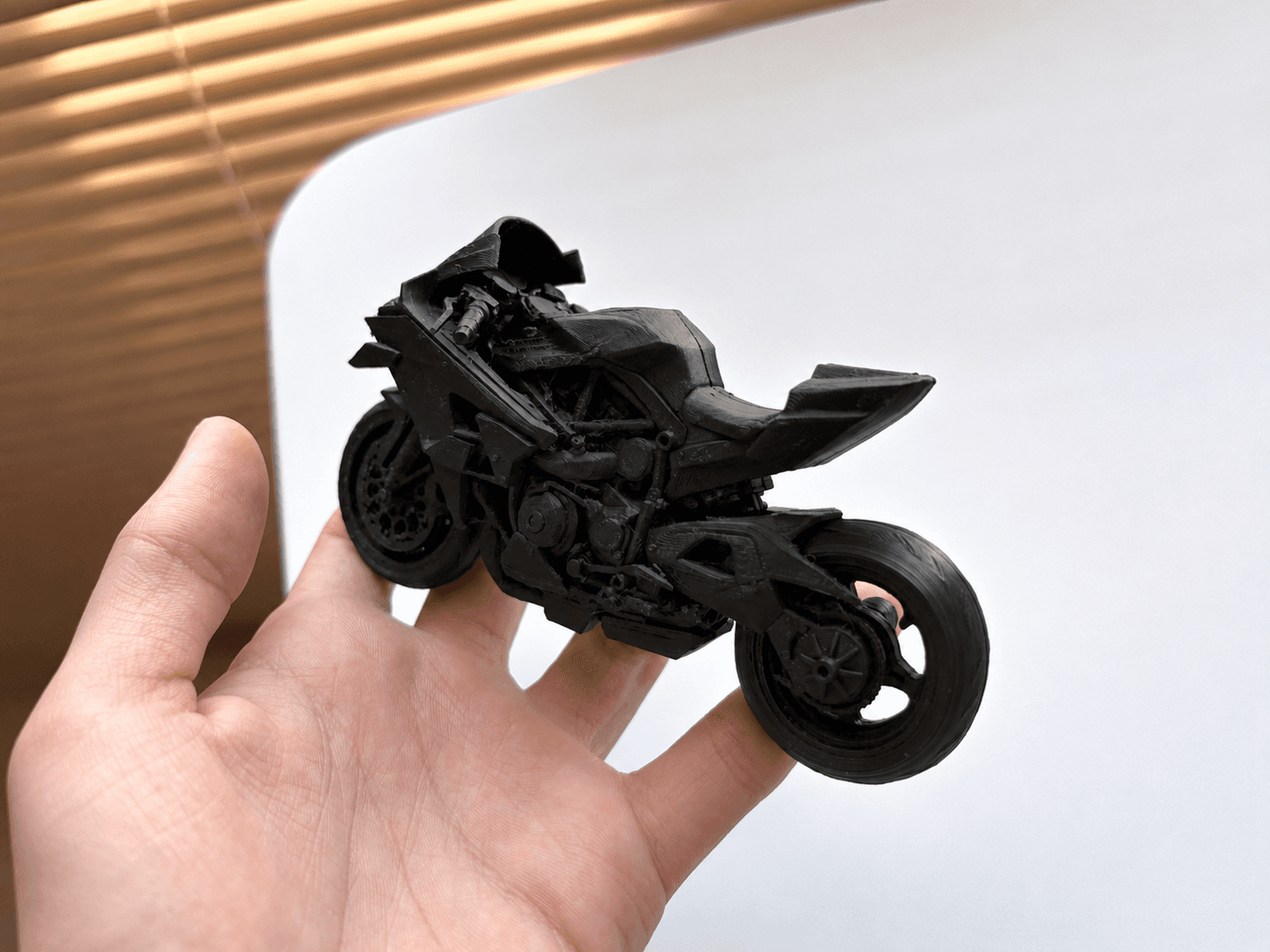 Motorcycle inspired by Kawasaki Ninja H2R