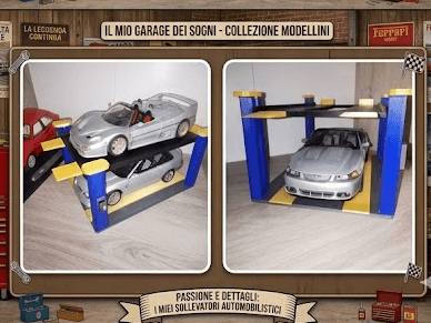 1:18 Scale 4-Post Car Lift for Diecast Models