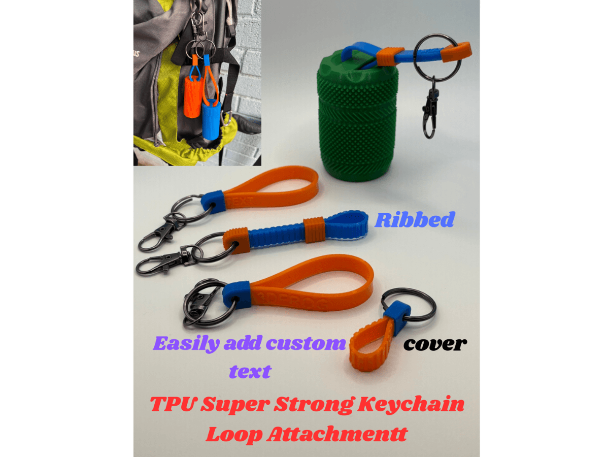 TPU Super Strong Keychain Loop Attachment