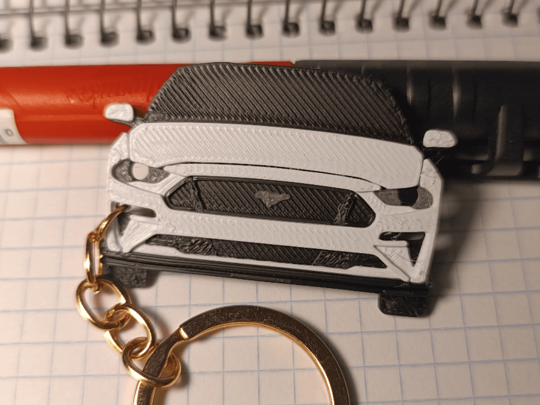 Ford Mustang VI face lift (2018) keychain