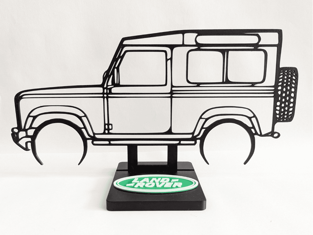 Land Rover Defender 90 silhouette