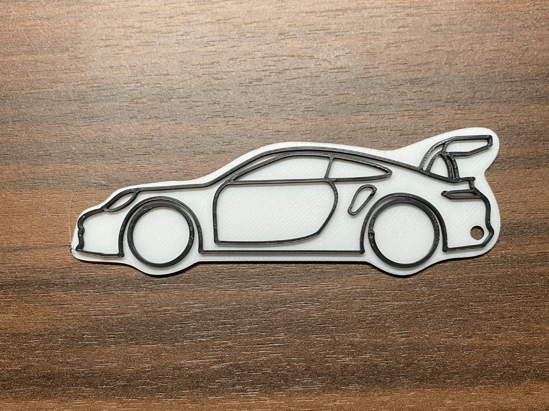 911 GT3 RS Keychain