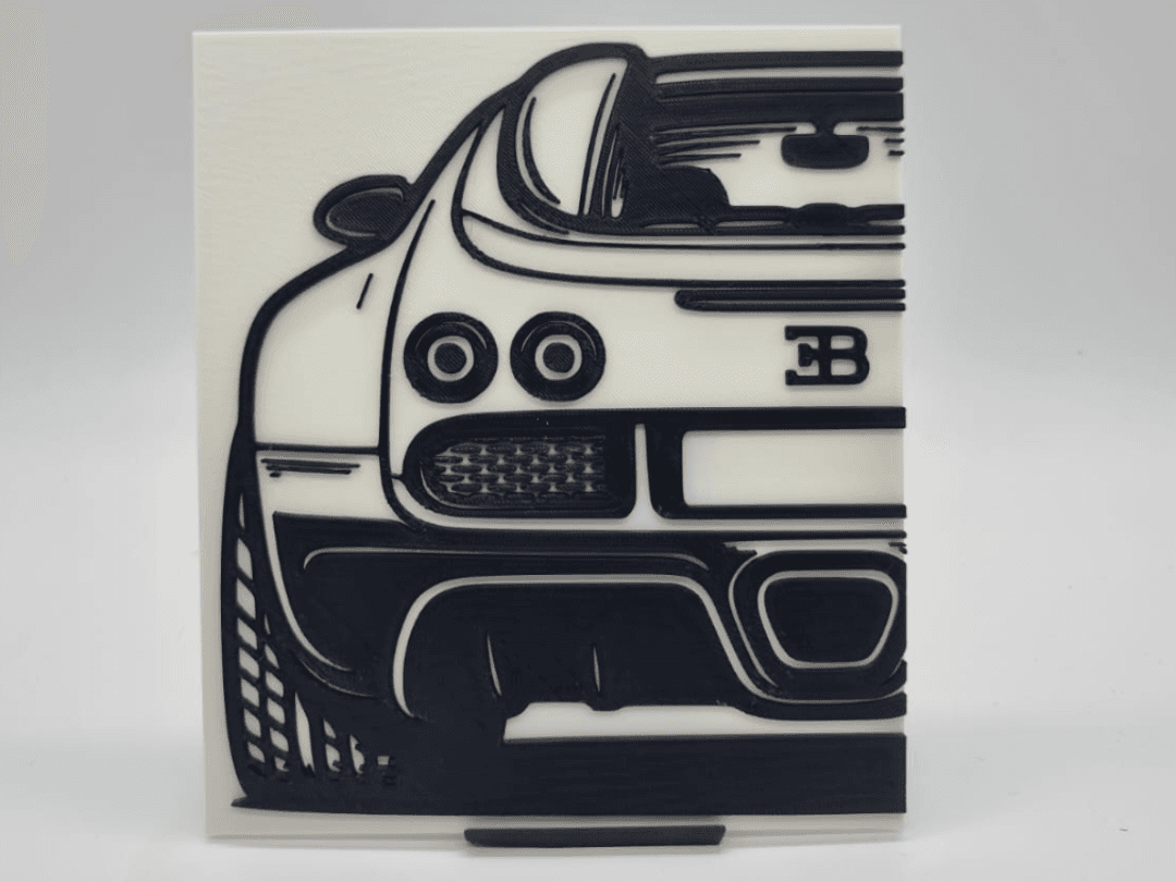 2D Wall Art Bugatti Veyron