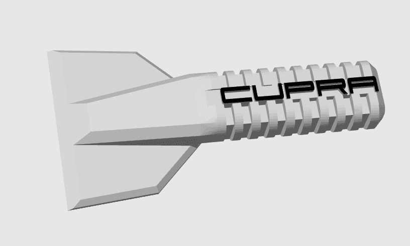 Seat Cupra ice scraper
