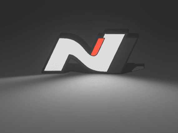 Hyundai N Logo Lichtbox