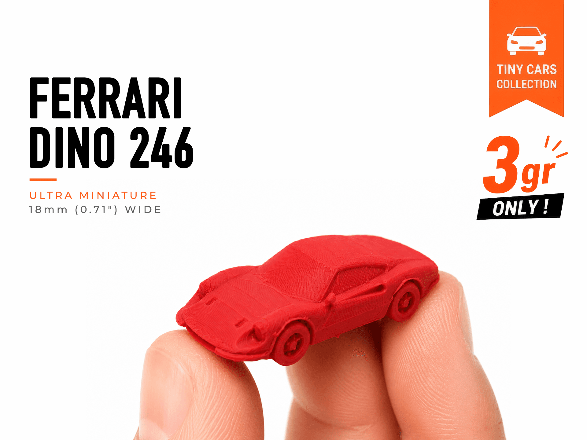 Tiny Ferrari Dino 246 - Mini Cars Series
