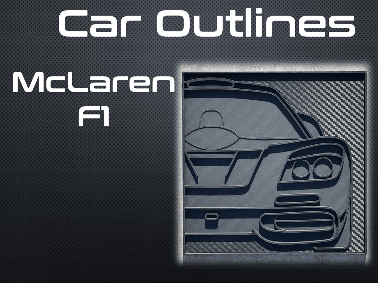 Wall Art - Car Outlines - McLaren F1