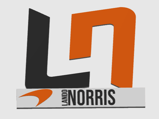 Lando Norris Desk/Wall Logo