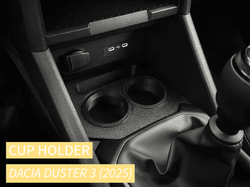 DACIA DUSTER 3 (2025)-FRONT TRAY CUP HOLDER FOR 