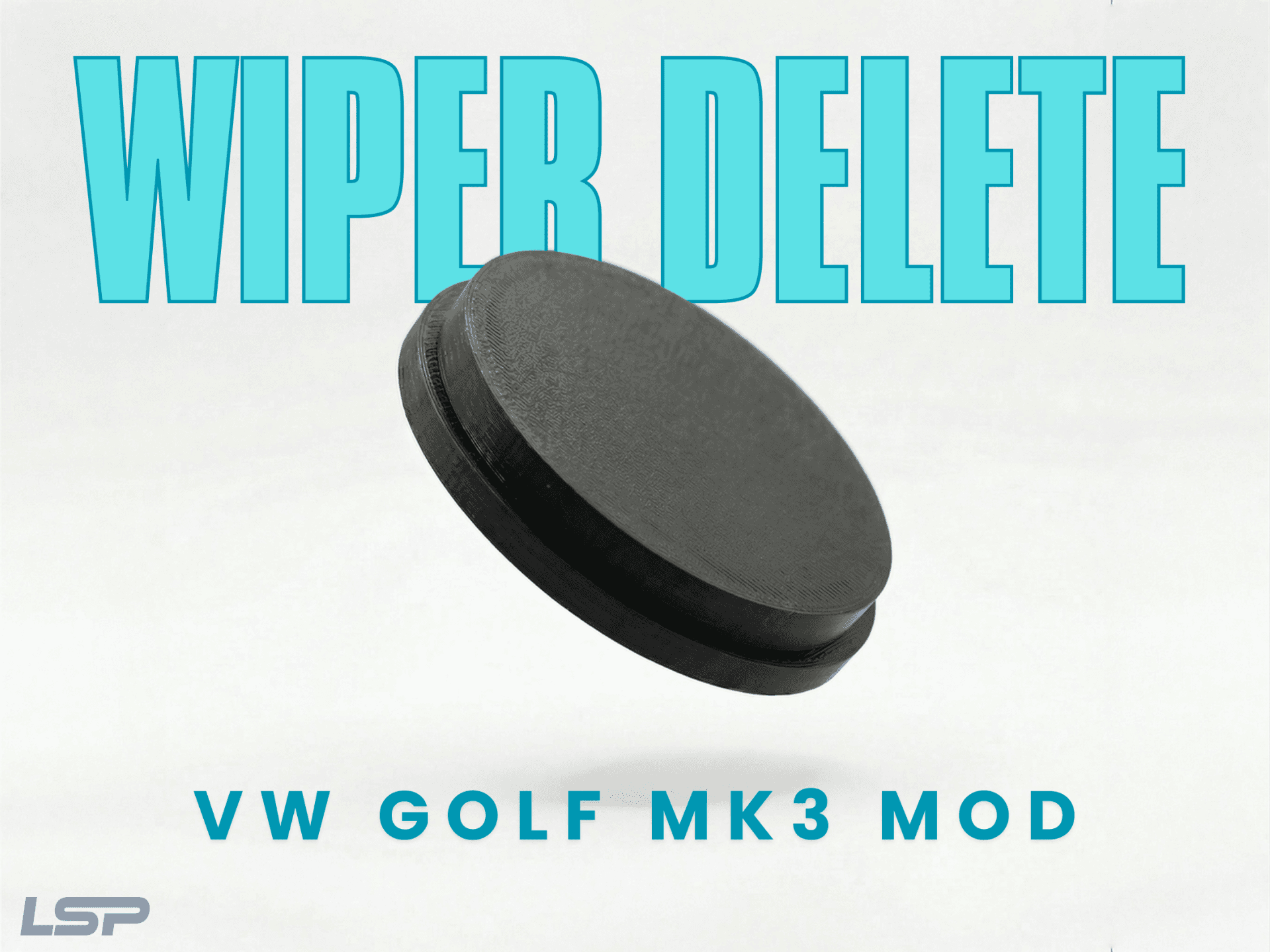 Golf 3 Rear Wiper Delete Mod - Hole plug