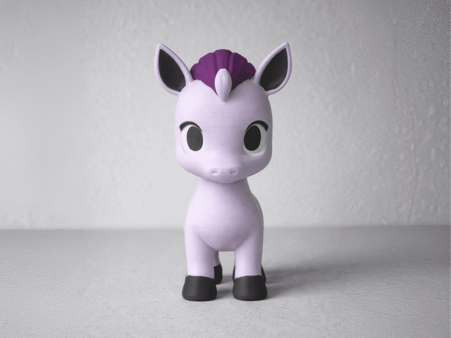 Celestial Zebra with a Silver Mane