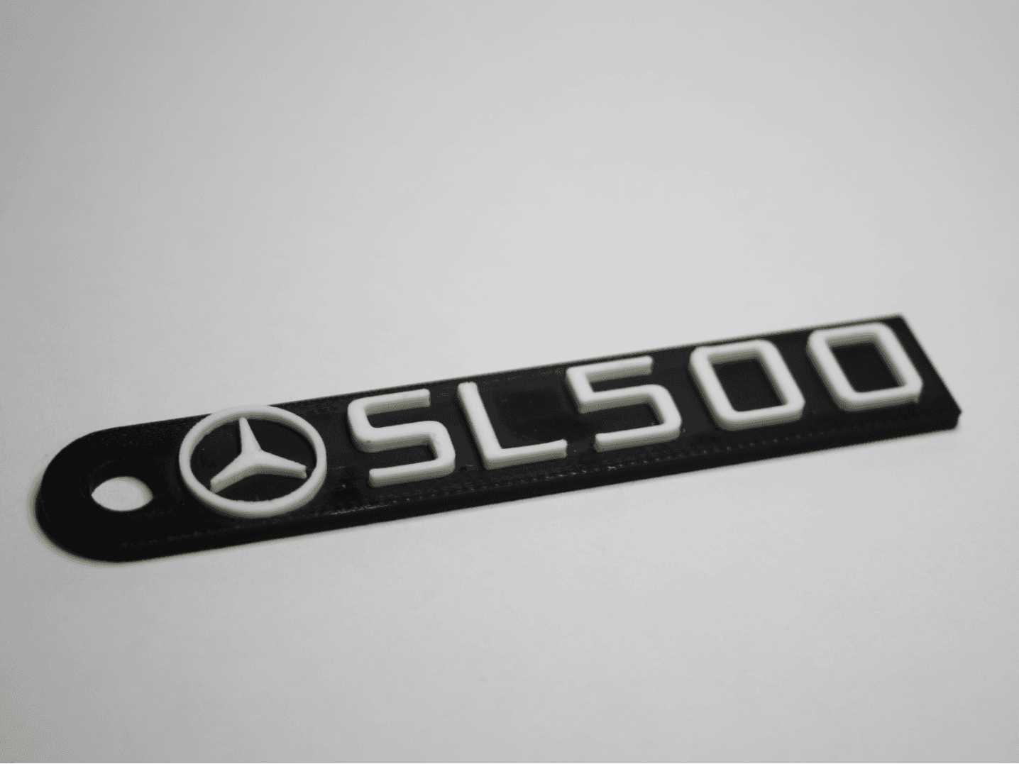 Mercedes Trunk Badge Keychain (Customizable)