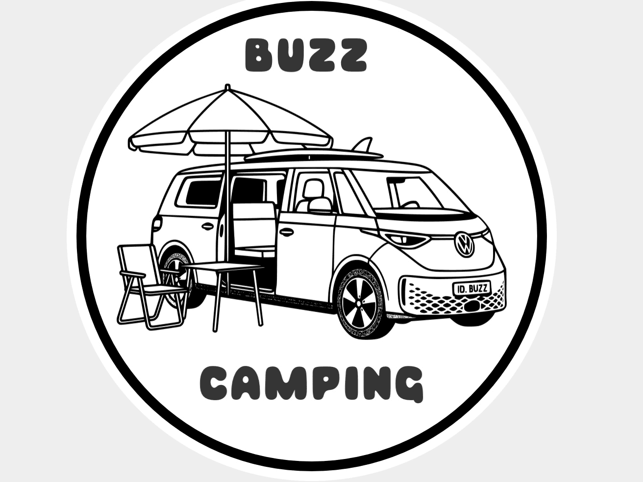 Camping Buzz Untersetzer