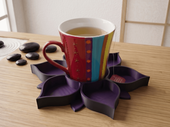 Lotus Flower cup holder & Organizer