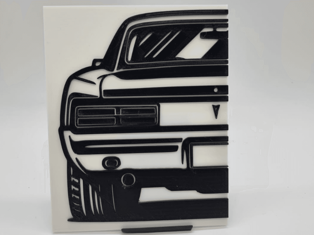2D Wall Art 66er Pontiac GTO