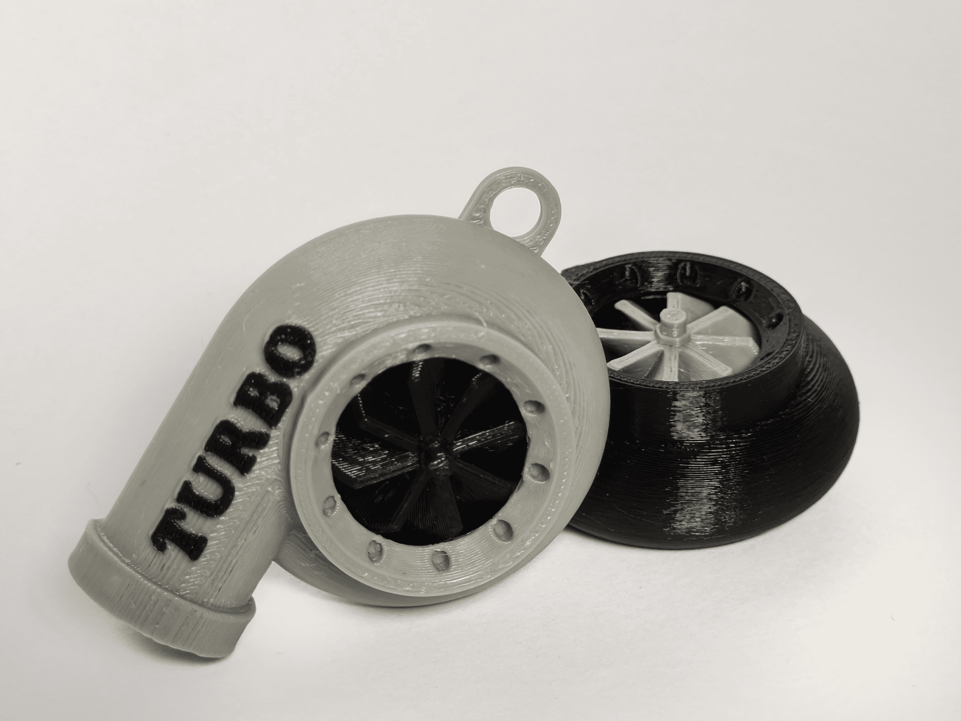 Spinning Turbo Keychain Whistle