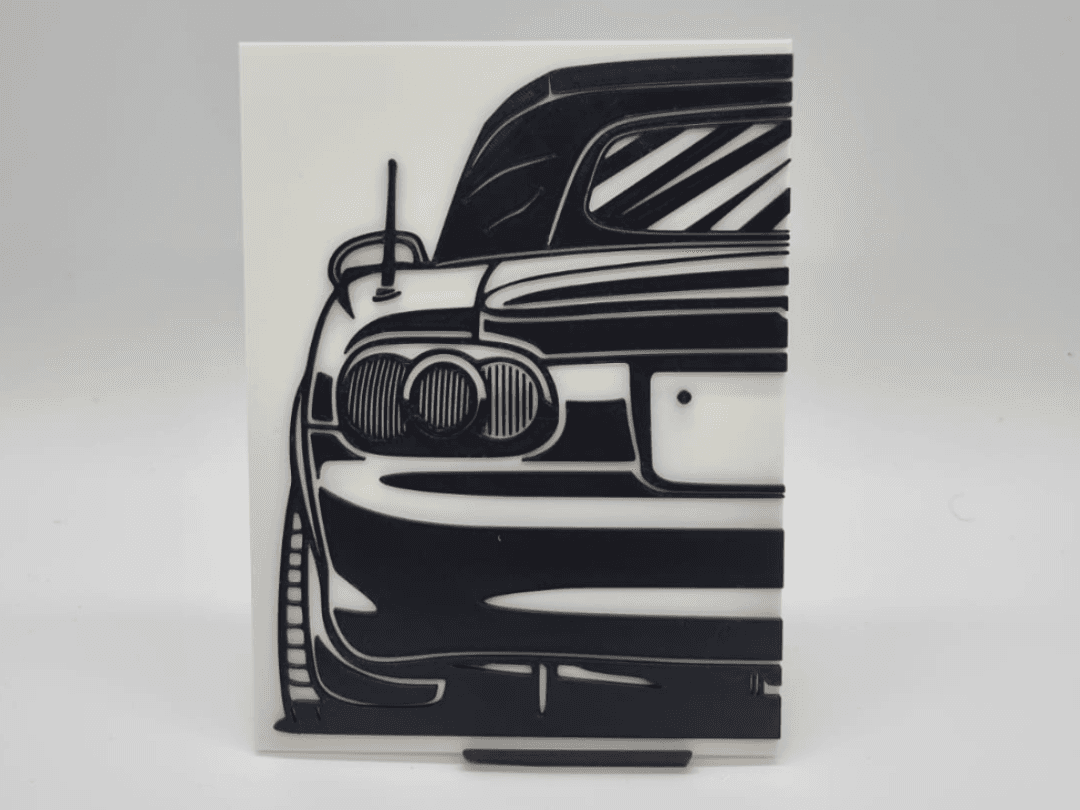 2D Wall Art Mazda MX5 Miata Cabrio JDM