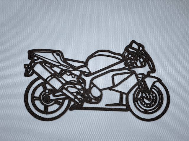 Honda RC51 silhouette art