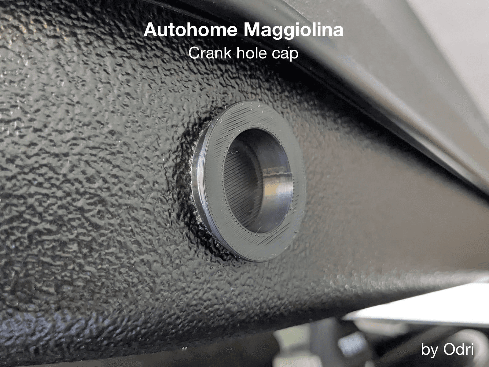 Autohome Maggiolina - Crank hole cap