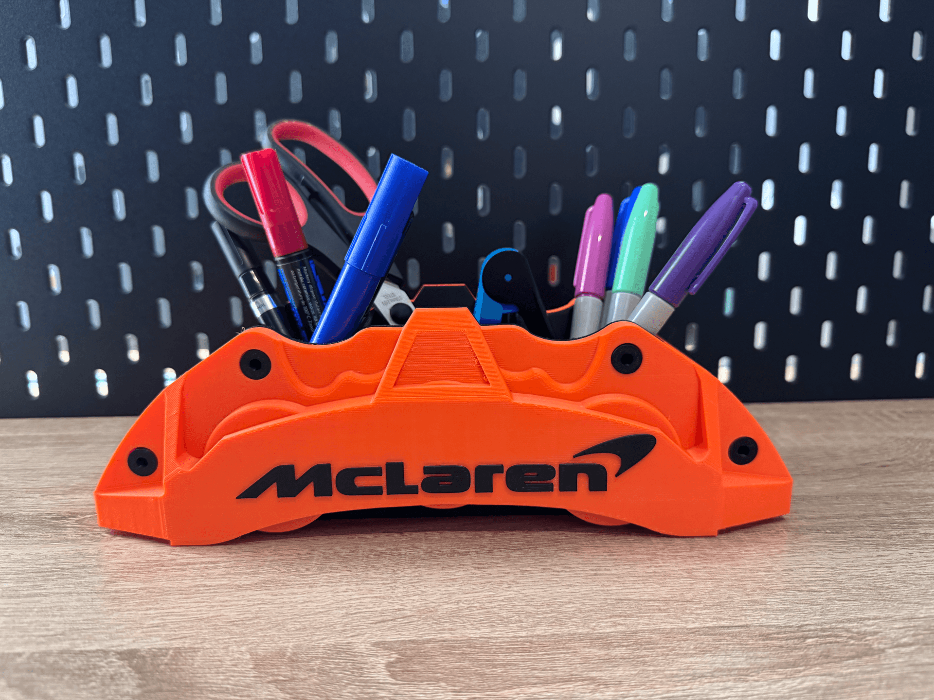 McLaren desktop organizer