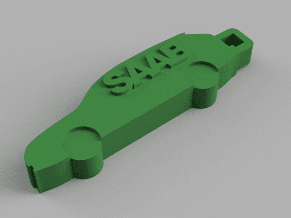 Saab Keychain