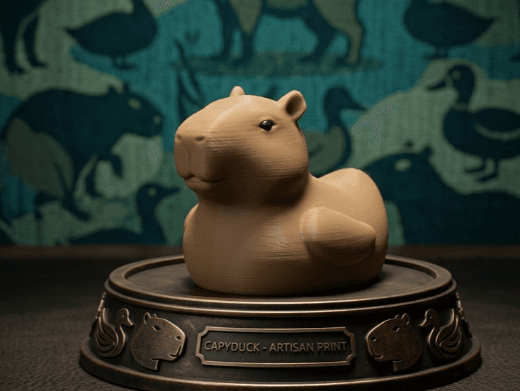 Cute Capybara Duck, Cruise Duck, Jeep Duck