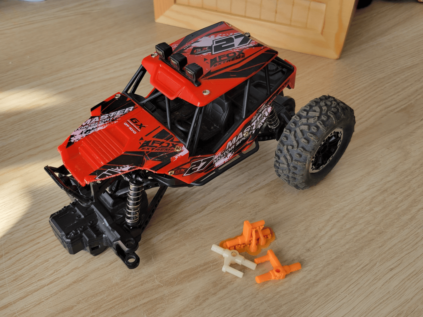 Kmart RC steering knuckle, car axle, anko RC