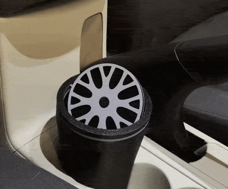 Cup Holder Trash Can - Fidget Wheels