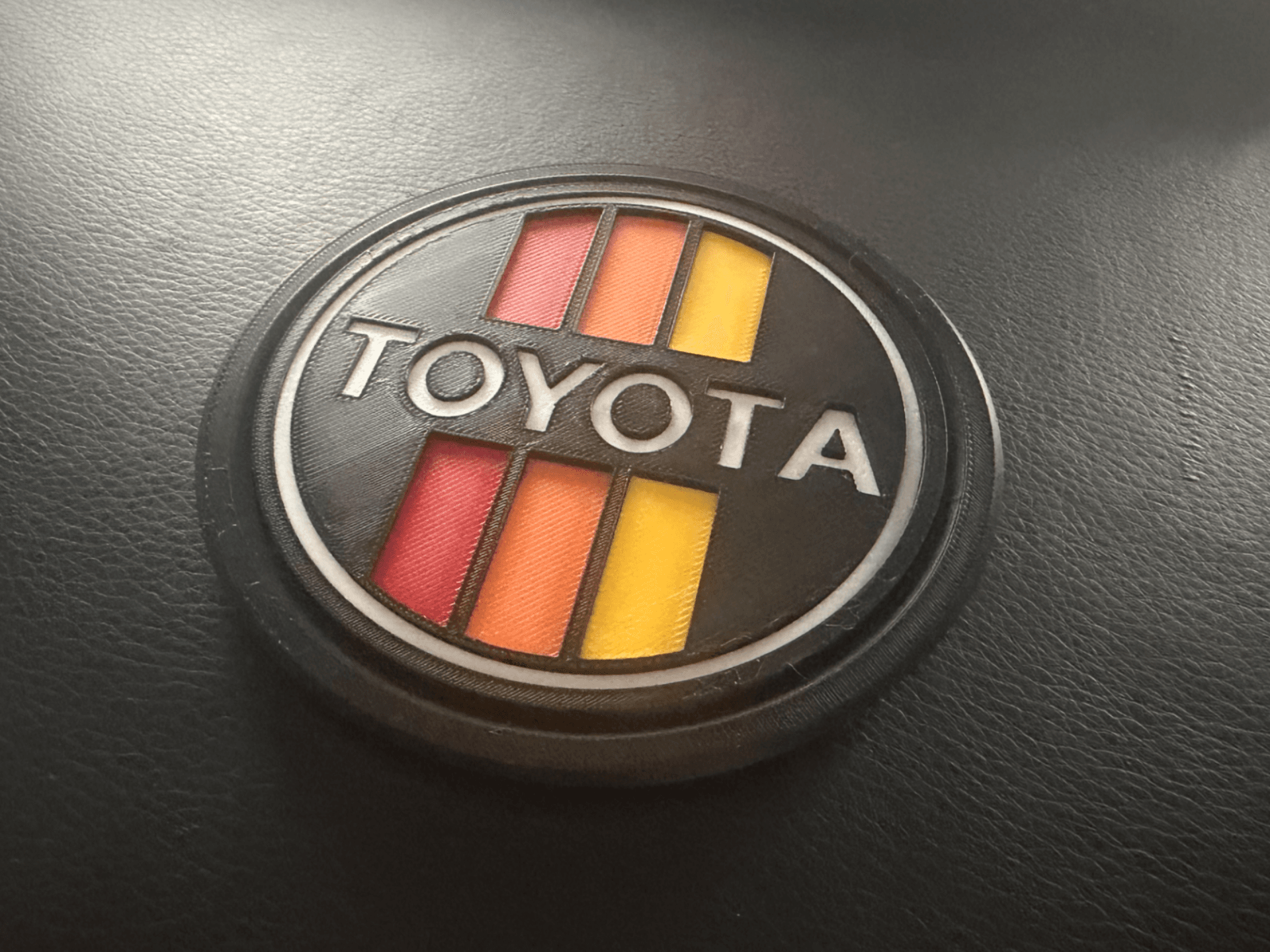 Vintage Toyota Emblem Coaster NO AMS