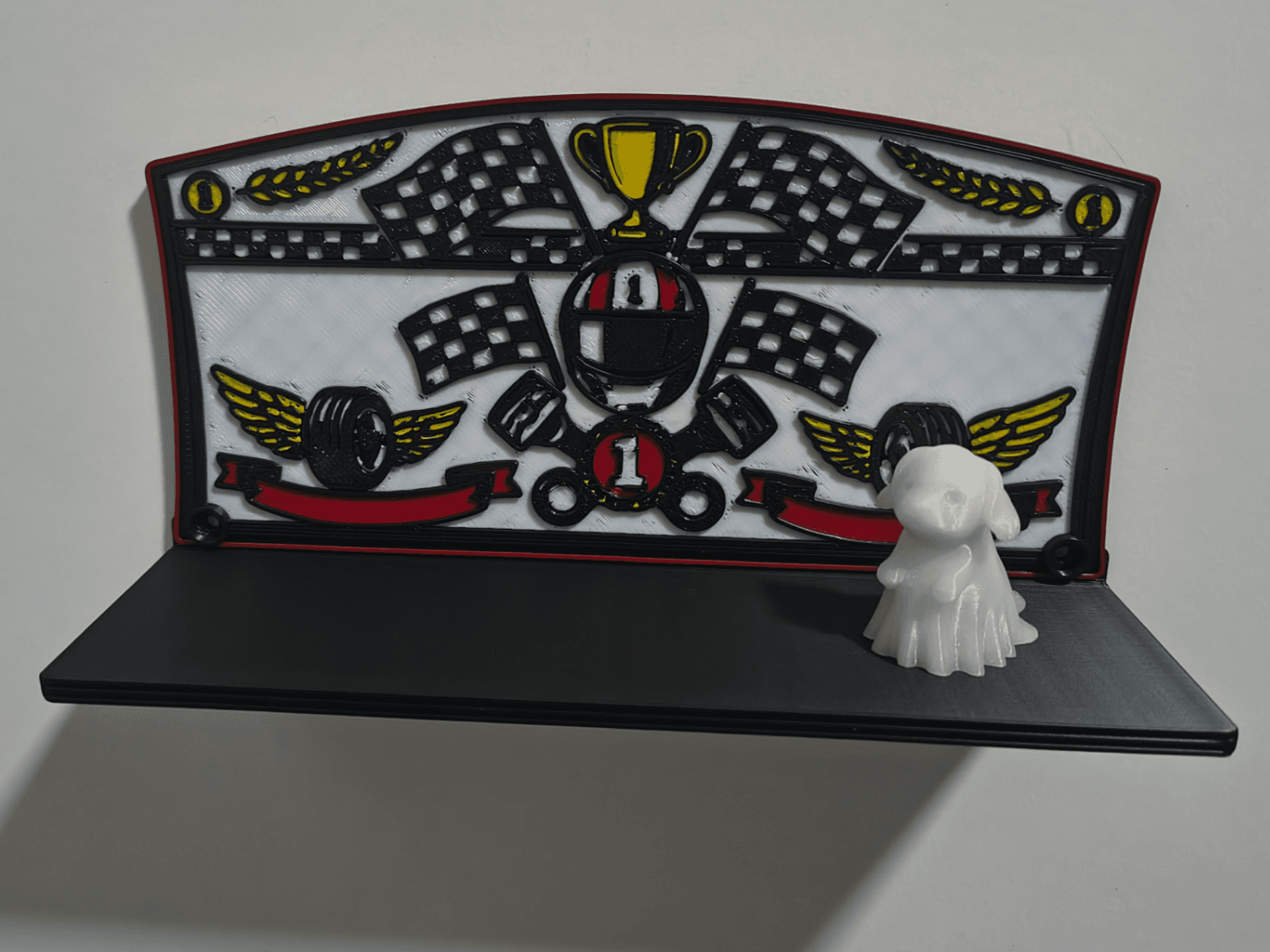 Racing Champion Wall Shelf – Trophy Design