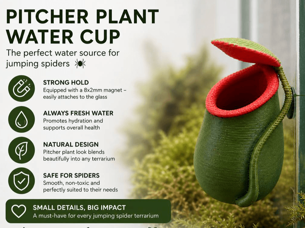 Pitcher Plant Water Cup – Magnetischer Wassernapf