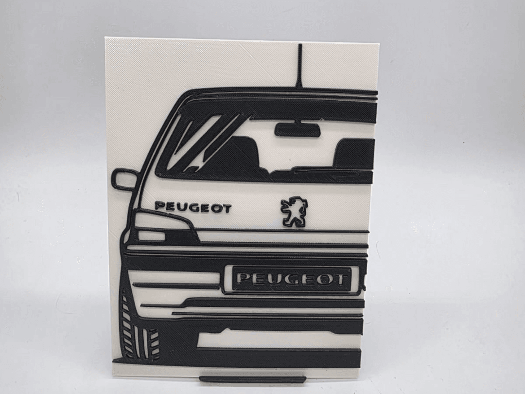 2D Wall Art Peugeot 106 Xsi MK1