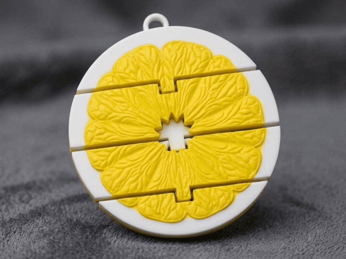 Flexi Lemon Keychain