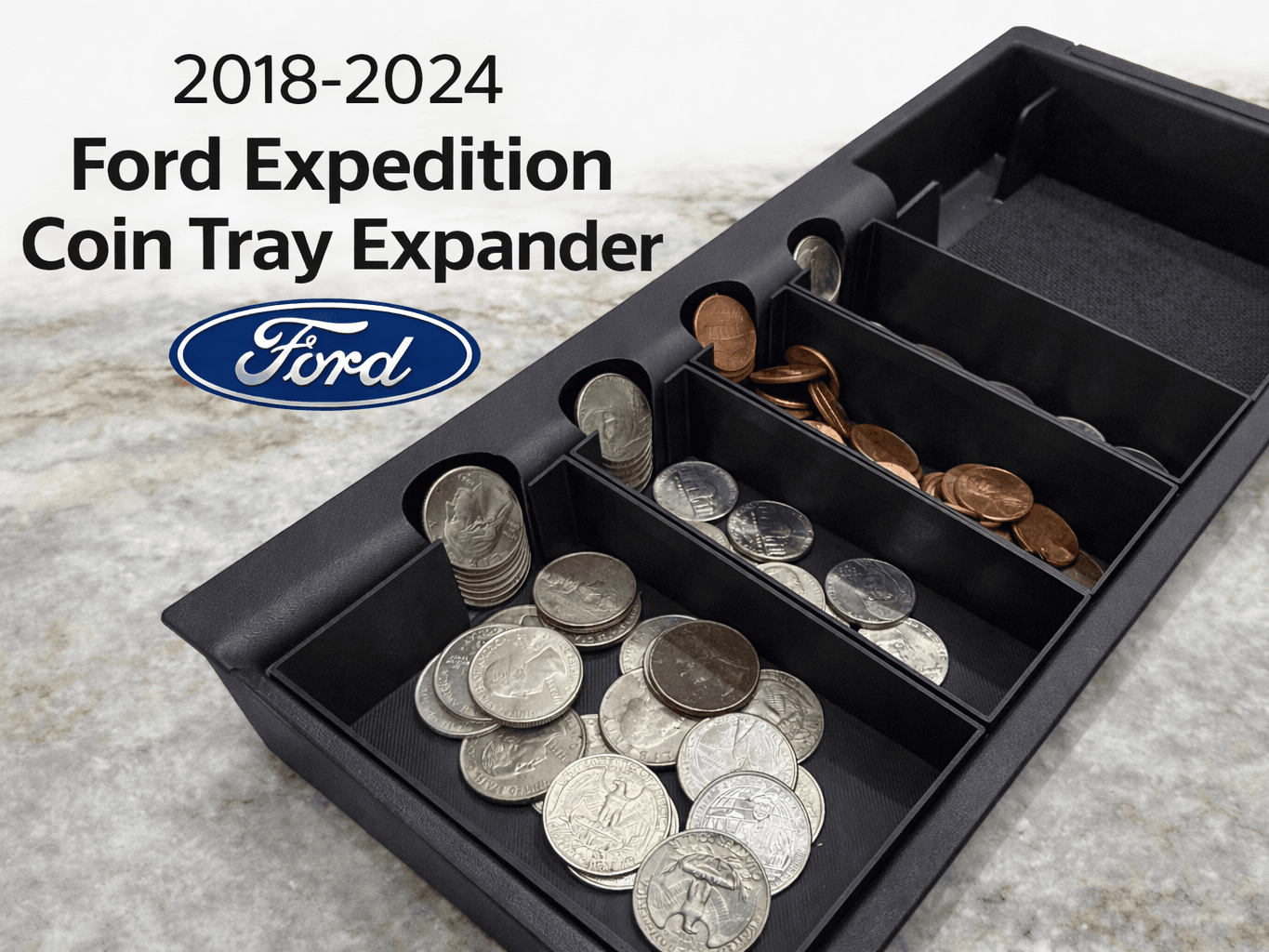 Ford Expedition Coin Tray Organizer (2018–24)