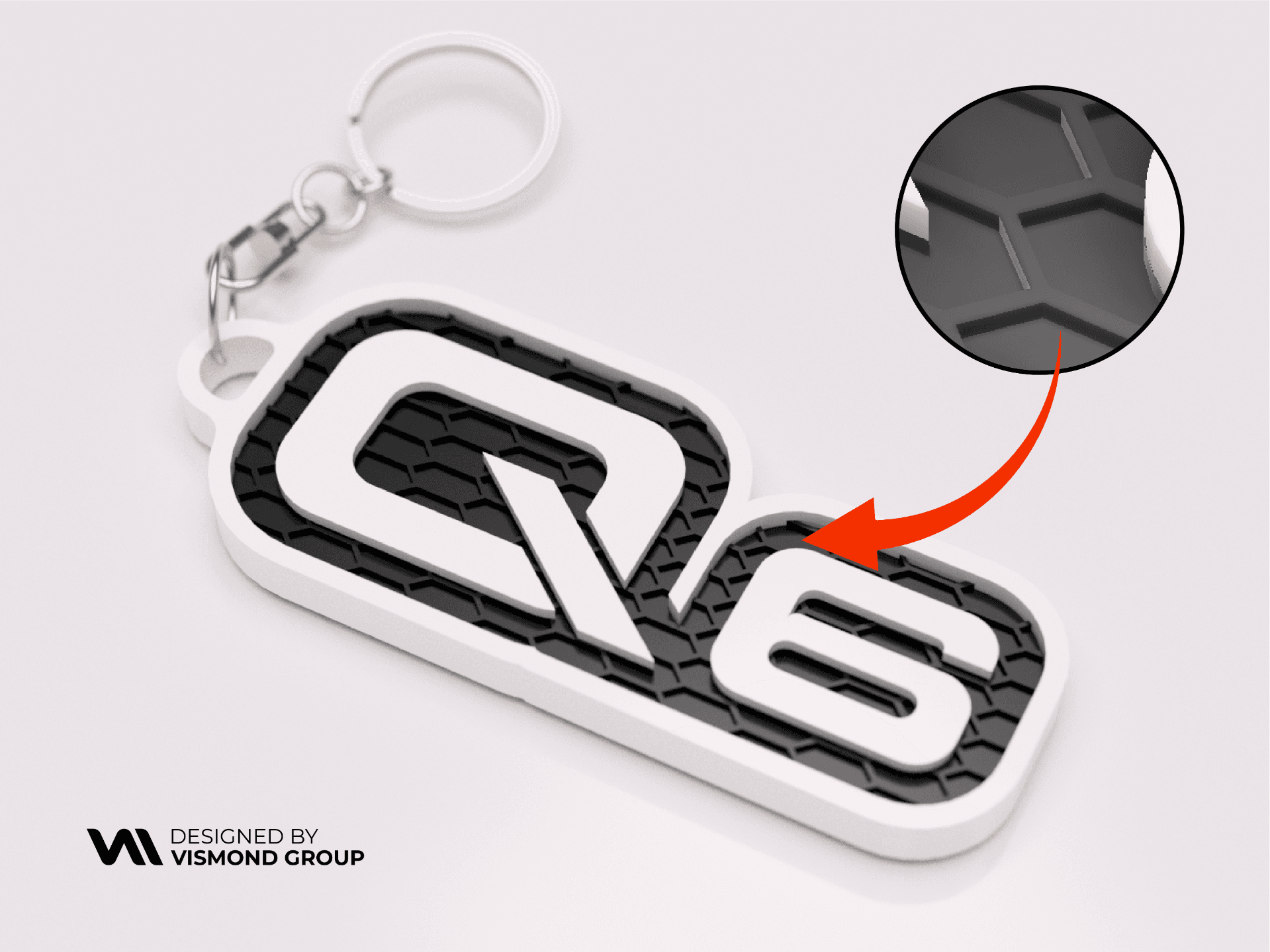 Audi Q6 Keychain
