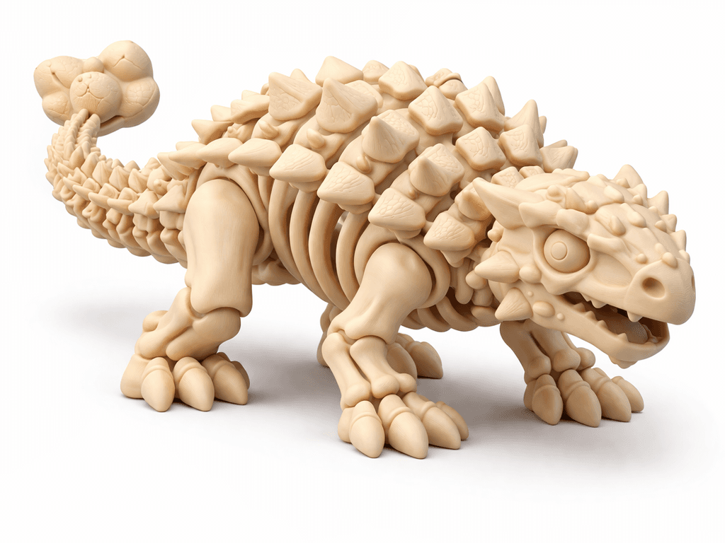 Cute Ankylosaurus dinosaur